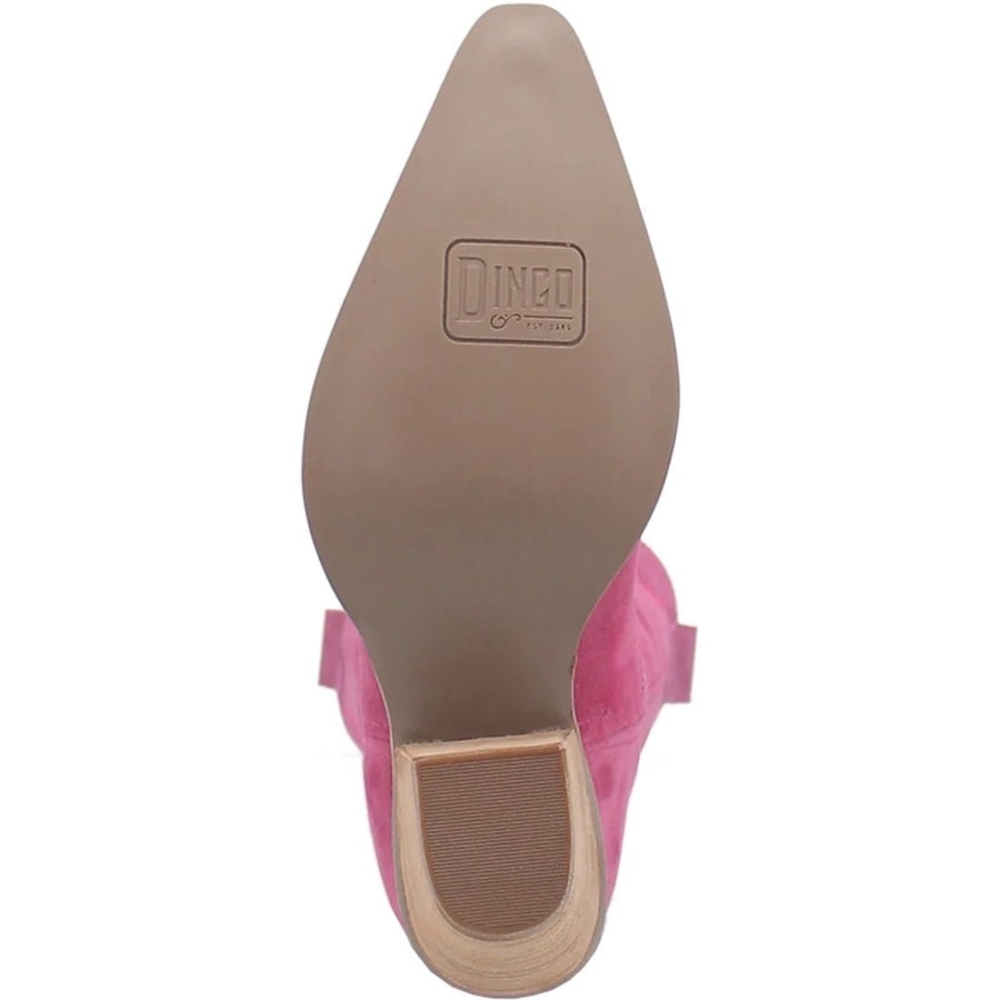 Dingo left Thunder Road Fuchsia Cowboy Boots Cowgirl - Picture 11 of 12